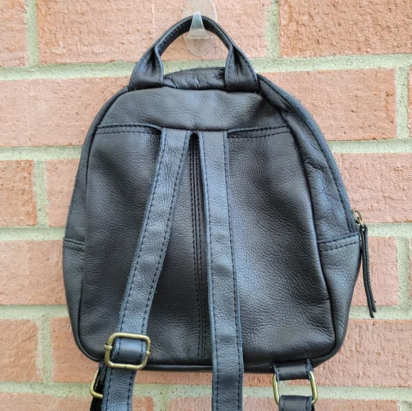 American Leather Co. Denise Mini Backpack in Black - Picture 6 of 9